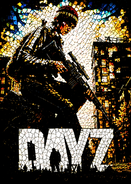 DayZ Game Art with Sniper