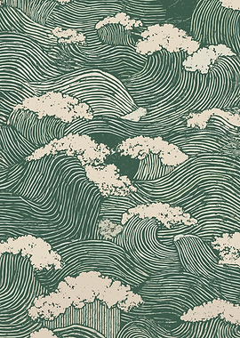 Japanese Wave Pattern