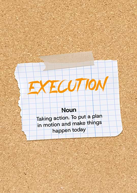 Execution definition on a note