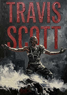 Travis Scott Painting