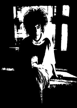 Robert Smith in Black and White