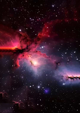 Vibrant Nebula in Deep Space