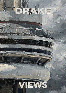 Drake Views Album Cover Painting