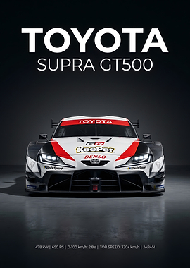 Toyota Supra GT500 Race Car