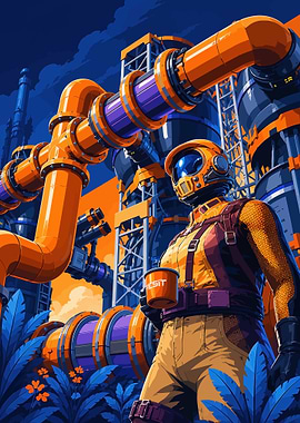 Satisfactory Gaming Poster