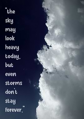 Inspirational quote about storms