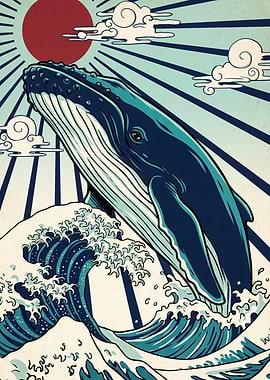 Humpback Whale and Great Wave