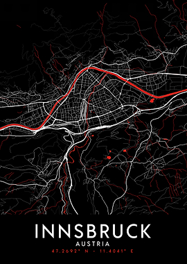 Innsbruck Dark Map