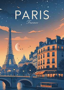 Parisian Cafe Scene