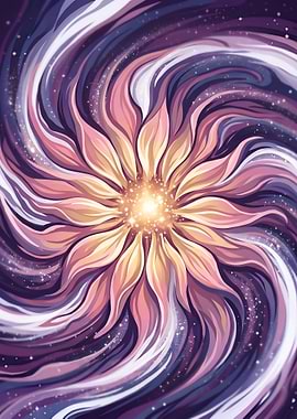 Celestial Bloom of the Infinite Galaxy