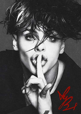 Yungblud Shushing with Finger to Lips