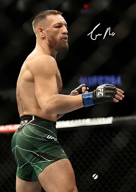 Conor McGregor in UFC octagon