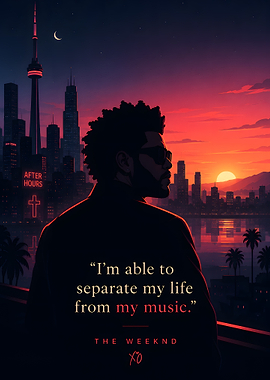 The Weeknd 'After Hours' Cityscape