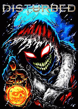 Disturbed Band Character with Lantern
