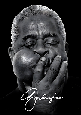 Portrait of a Man with Puffed Cheeks