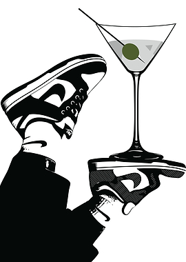 Sneaker and Martini