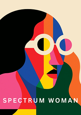 Spectrum Woman Pop Art