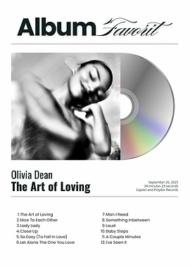 Olivia Dean The Art of Loving Album Cover