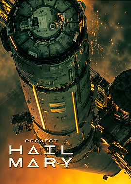 Project Hail Mary Sci-Fi Poster