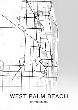 West Palm Beach Map