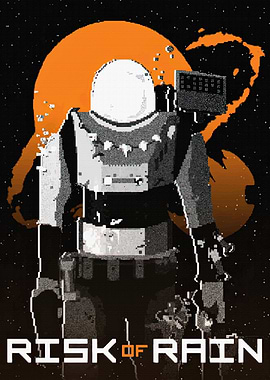 Risk of Rain Astronaut Poster