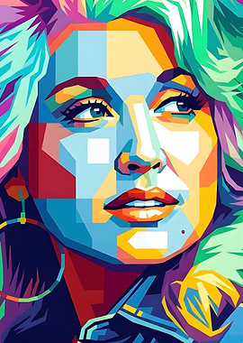 Dolly Parton Pop Art Portrait