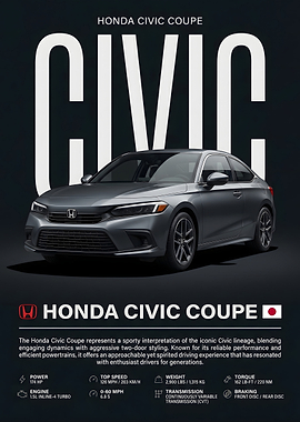 Honda Civic Coupe Car