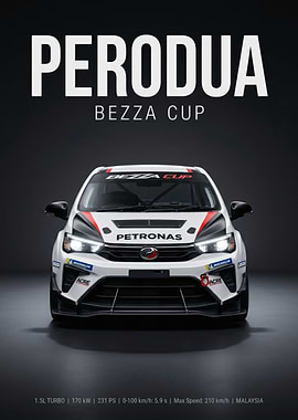 Perodua Bezza Cup Race Car