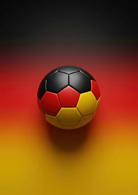 German Flag Soccer Ball