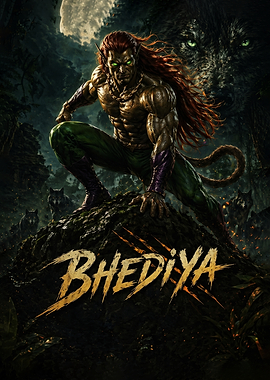 Bhediya Werewolf Movie Poster