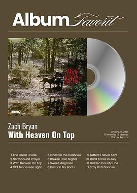 Zach Bryan Album Cover