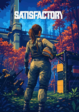 Satisfactory Game Art
