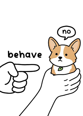 Corgi Says No to Behaving