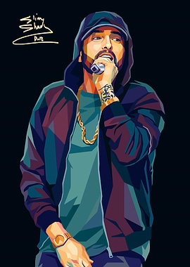Eminem Pop Art Portrait