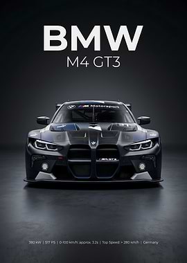 BMW M4 GT3 Race Car