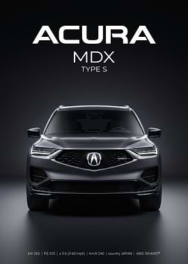 Acura MDX Type S Front View