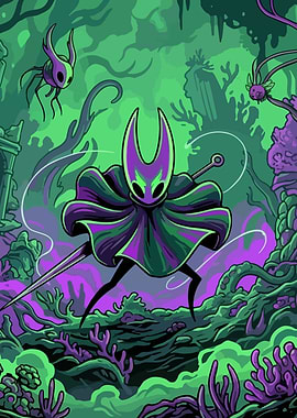 Hornet Protector of Hallownest Fungal Wastes