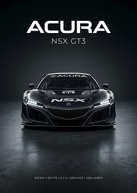 Acura NSX GT3 Race Car
