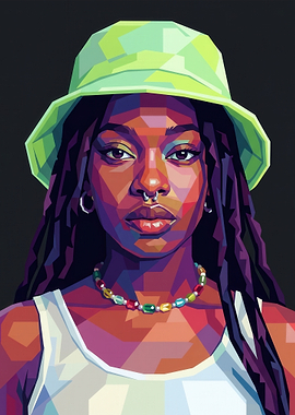 Pop Art Portrait of a Woman