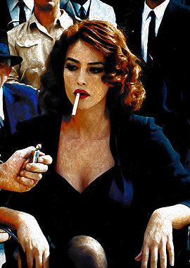 Monica Bellucci Smoking