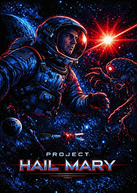 Project Hail Mary Astronaut and Alien