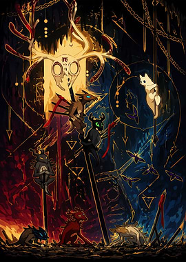 Mystical Creatures and Symbols