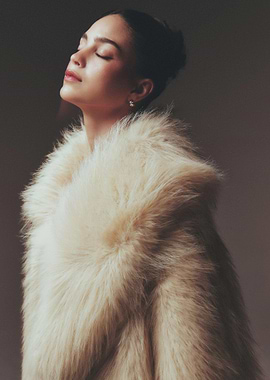 Woman in Fur Coat