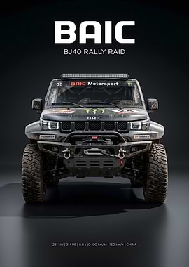 BAIC BJ40 Rally Raid Off-Road Vehicle