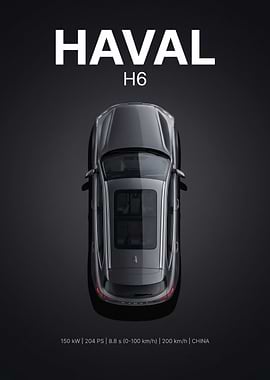 Haval H6 Top View