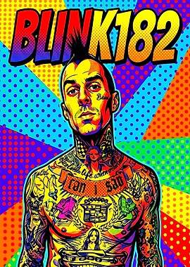 Blink-182 Pop Art Portrait