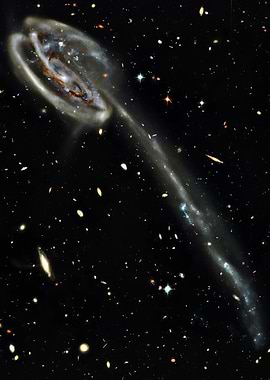 Interacting Galaxies in Deep Space