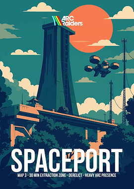 Arc Raiders Spaceport Game Art