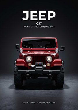 Jeep CJ7 Iconic Off-Roader