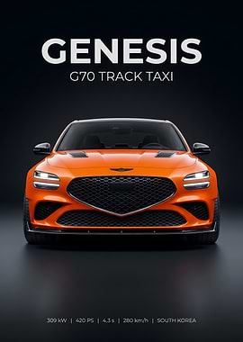 Genesis G70 Track Taxi